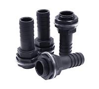 AIMEKE 4 PCS Raccord Passe Paroi 25mm, Compatible avec Raccord Récupérateur Eau de Pluie et Raccord Cuve 1000 litres