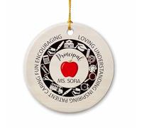 Aimer Comprendre Inspirer Ornement Suspendu Céramique Décoration De Noël A Suspendre Décoratifs Pendentif De Noël pour Salon Jardin Fête