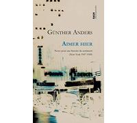 Aimer hier: Notes pour une histoire du sentiment