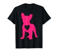Aimer les chiens français Coeur Bouledogue français Propriét T-Shirt