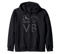 Aimer Patinage Sur Glace Hiver Patinage Artistique Hockey Sweat à Capuche