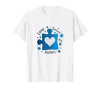 Aimer Quelqu'un autiste : Sensibilisation et Soutien T-Shirt, Homme, Blanc, 3XL