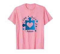 Aimer Quelqu'un autiste : Sensibilisation et Soutien T-Shirt, Homme, Rose, M
