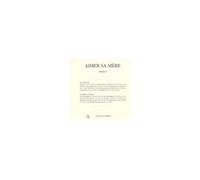 Aimer sa mère - Collectif - Actes Sud-Papiers - Livre