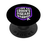 Aimer un combattant de Crohn PopSockets PopGrip Adhésif