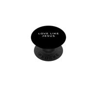 Aimez comme Jésus, chrétien Minimaliste PopSockets PopGrip Adhésif