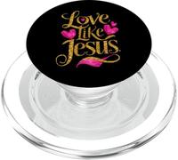 Aimez comme Jésus, Dieu Religieux, Foi, Femmes chrétiennes, Filles, Enfants PopSockets PopGrip pour MagSafe