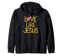 Aimez comme Jésus, Dieu Religieux, Foi, Femmes chrétiennes, Filles, Enfants Sweat à Capuche