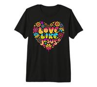 Aimez comme Jésus, Dieu Religieux, Foi, Filles chrétiennes Groovy T-Shirt Haut de Gamme