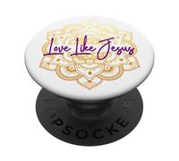 Aimez comme Jésus PopSockets PopGrip Adhésif