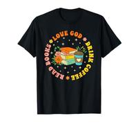 Aimez Dieu, Buvez du café, lisez des Livres, Lecture chrétienne, Amateur T-Shirt