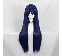 Aimez en direct! LoveLive! Sonoda Umi mélangé bleu 80 cm de long cheveux résistants à la chaleur Cosplay Costume perruque + bonnet de perruque gratuit
