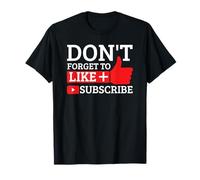 Aimez et abonnez-vous Funny Content Creator T-Shirt