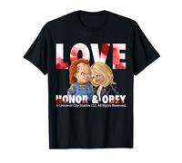 Aimez, honorez et obéissez au Couple d'horreur Chucky Tiffany T-Shirt