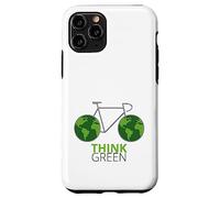 Aimez la Terre, passez au vert, au monde vert, à vélo Coque pour iPhone 11 Pro