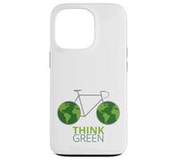 Aimez la Terre, passez au vert, au monde vert, à vélo Coque pour iPhone 13 Pro