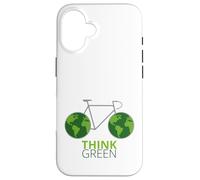 Aimez la Terre, passez au vert, au monde vert, à vélo Coque pour iPhone 16