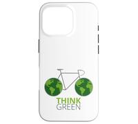 Aimez la Terre, passez au vert, au monde vert, à vélo Coque pour iPhone 16 Pro