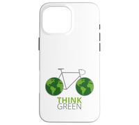 Aimez la Terre, passez au vert, au monde vert, à vélo Coque pour iPhone 16 Pro Max