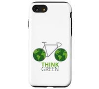 Aimez la Terre, passez au vert, au monde vert, à vélo Coque pour iPhone SE (2020) / 7 / 8