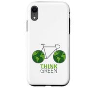 Aimez la Terre, passez au vert, au monde vert, à vélo Coque pour iPhone XR