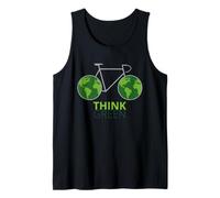 Aimez la Terre, passez au vert, au monde vert, à vélo Débardeur