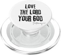 Aimez Le Seigneur Votre Dieu Deutéronome 6:5 La Foi biblique PopSockets PopGrip pour MagSafe