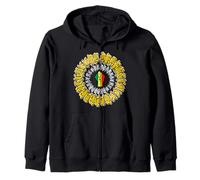 Aimez le Sénégal avec le drapeau sénégalais dans un poing levé Sweat à Capuche