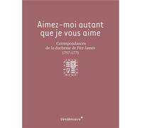 Aimez-Moi Autant Que Je Vous Aime - Laure-Auguste Fitz-James - Vendemiaire - broché - Lettres