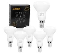 AIMHEIM Ampoules LED E14 Dimmable 4000K, 5W Équivalent 50W, Spot R50 Blanc Neutre, Ampoule Petit Culot Vis LED Réflecteur, Pas de Scintillement, Lot de 6