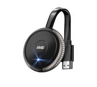 AIMIBO Dongle d'affichage sans fil 4K - True Plug & Play, 2,4 G et 5 G HDMI sans fil pour i*OS/Android/Windows/Mac OS Phone Laptop to TV/Monitor/Projecteur, prend en charge Airplay DLNA Miracast