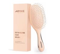 AIMIKE Brosse Demelante Cheveux, Brosse Cheveux Demelante à Poils Souples, Brosse a Cheveux Démêlante sans Douleur qui Dénoue les Nœuds Tenaces, Très Douce pour les Cheveux Sensibles et Fins