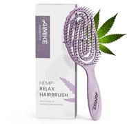 AIMIKE Brosse Démêlante en Douceur - Brosse à Cheveux Rapidement Séchable pour Cheveux Mouillés & Lisses, Ne Tire Pas, Magique - Violet