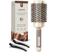 AIMIKE Brosse ronde pour brushing, grande brosse à cheveux ronde pour cheveux longs, nano thermique céramique et technologie ionique pour créer des styles volumineux, lisses et recherchés - (corps 53