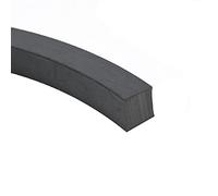 AIMIMI Bande De Caoutchouc Feuille Joints Pleins Caoutchouc Nitrile Étanchéité Solide Bande Plate Carrée Résistant À l'huile Dure, Résistant À l'usure Longueur 1 M,18x18mm