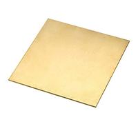 AIMIMI Épaisseur de Feuille de Laiton Plaque de Feuille de Laiton H62 résistante à la Corrosion pour Le Traitement de l'industrie Faire des configurations des Feuilles,100×100mm,4mm