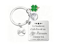 AIMINI Porte-clés Parrain exceptionnel - annonce grossesse et naissance Cadeau marraine demande surprise demande parrain - cadeau parrain personnalisé grossesse