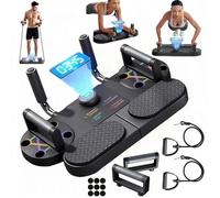 AIMIUVEI Planche de pompes pliable, avec compteur LED, Muscles Abdominaux, équipement professionnel d'entraînement de force