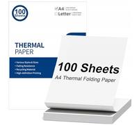 Aimo Papier Thermique A4-100 Feuilles - Compatible M08F & M831 - Papier Thermique pour Imprimantes Mobiles - Sans Encre - Impression Thermique Portable