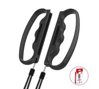 AiMok [2 Pack Poignée de Boxe Compatible avec Nintendo Switch Fitness Boxing, Fermoir de Boxe confortable pour poignées Switch Joy-Con (Noir+Noir)