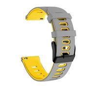 AiMok 20MM Bracelet Compatible avec Amazfit GTR Mini/Amazfit GTS 4 / GTS 4 Mini/Amazfit Bip 3 / Bip 3 Pro, Silicone Bande de Sport pour Amazfit GTS 3 / GTS 2e / GTS 2 Mini - Gris