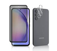 AiMok Verre Trempé Anti-Espion Compatible avec Samsung Galaxy A54, [1+2 Pièces] Caméra Lens Verre Trempé [9H Dureté ] [Anti-Rayures] [Sans Bulles] Privacy Protecteur D'écran pour Poco X5 Pro 5G