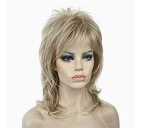 Aimole #15BT613 Perruque à poils longs pour femme avec frange de cheveux synthétiques de qualité supérieure