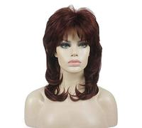 Aimole #33A Perruque à poils longs pour femme avec frange de cheveux synthétiques de qualité supérieure