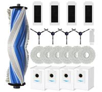 AIMOONSA kit accessoires rechange pour ECOVACS DEEBOT T30S / T30S Pro - 1 brosse principale, 4 latérales, 4 filtres HEPA, 6 chiffons
