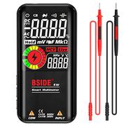AIMOTEST Bside S10 Digital Multimeter Handy Auto Range EBTN LCD Voltage Tester Capacitance Resistance Frequency Temp Continuity Diode Duty Cycle Live Check Voltmeter with Flashlight