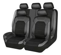 AIMQIAD Housses de siège Auto, Compatible pour BMW 7 Series E65/E66 2001-2008, Coussins de Protection intégrale pour sièges Avant et arrière, pour 5 Places,3-Grey