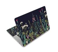AIMSA Autocollant pour Ordinateur Portable de 30,5 cm, 39,6 cm, 39,6 cm, Couverture Universelle en Vinyle, Motif Fleurs et Plantes