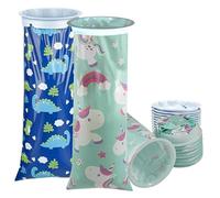 AIMUMEIF Sac a Vomi,20PCS Sac Vomitoire,Jetables Sac Vomissement pour Voiture,1000ml Sacs à Vomir avec Anneau Anti-fuite pour Femmes Enceintes Urgences Malades Enfant Adulte