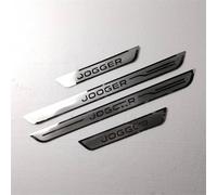 AIMXGBPS 4 Pièces Seuils de Porte en Acier Inoxydable pour Voiture Dacia Jogger 2018 2019-2023, Protection Anti-Rayures et AntidéRapante, Accessoires de Style Voiture